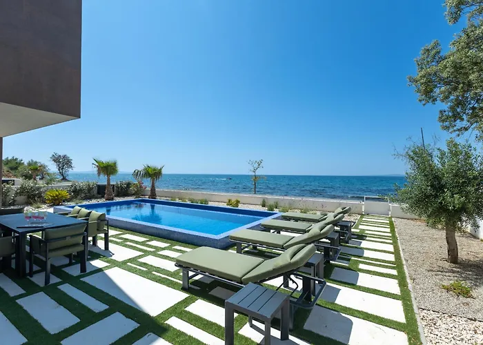 Villa Adria Seafront D Private Pool Zaton (Zadar)